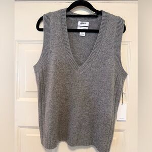 Jason Wu Grey Cashmere V-Neck Sweater Vest